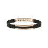 Breil SNAP-ARMBAND AUS IP GUN MESH MIT IP ROSE ELEMENT Fashion