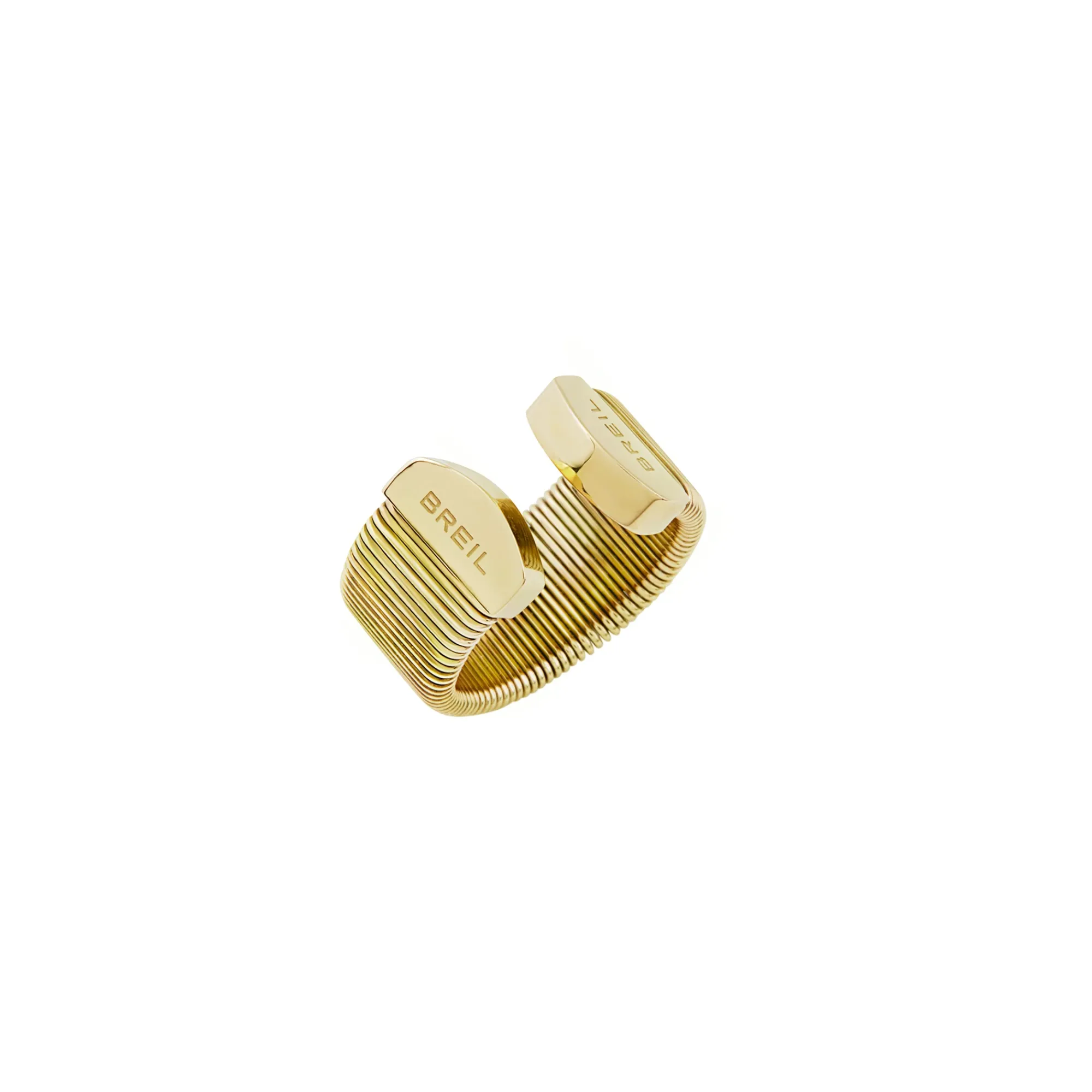Breil STYLIZE-GOLD-COLORED STEEL RING Best