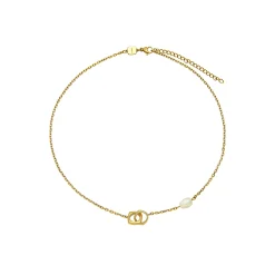 Breil TETRA-IP GOLD STEEL NECKLACE Hot