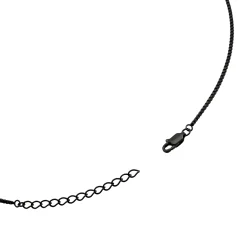 Breil URBANCORE-EDELSTAHL-HALSKETTE MIT ANHÄNGER - SCHWARZ GEFÄRBT Clearance
