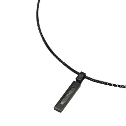 Breil URBANCORE-EDELSTAHL-HALSKETTE MIT ANHÄNGER - SCHWARZ GEFÄRBT Clearance